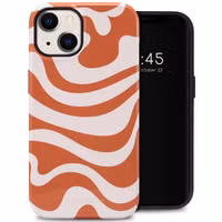 Selencia Vivid Backcover Apple iPhone 14 - Dream Swirl Orange