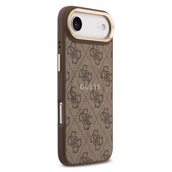 Guess Classic 4G Logo Backcover met MagSafe Apple iPhone Air - Bruin