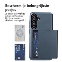 imoshion Backcover met pasjeshouder Samsung Galaxy S25 FE - Donkerblauw