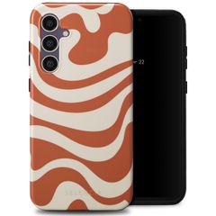 Selencia Vivid Tough Backcover Samsung Galaxy S23 FE - Dream Swirl Orange