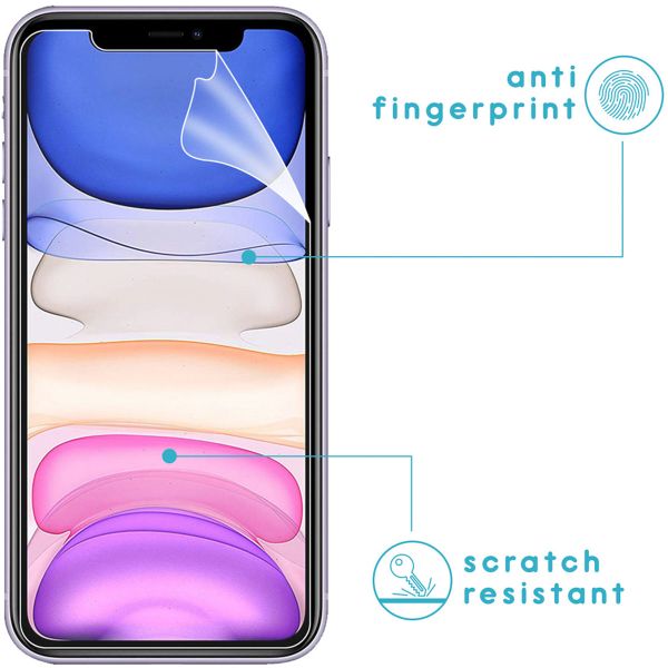 imoshion Screenprotector Folie 3 Pack + Camera Protector Glas Apple iPhone 11