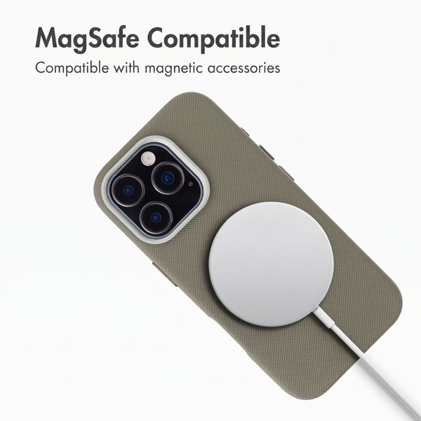Accezz Mesh Back Cover with MagSafe Apple iPhone 16 Pro - Dark Grey