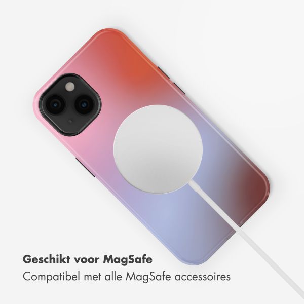 Selencia Vivid Backcover met MagSafe Apple iPhone 14 - Gradient Soft Blush