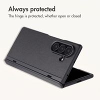 imoshion Faux Leather Slim Case Samsung Galaxy Z Fold 8 Ultra - Black