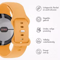 imoshion Siliconen⁺ bandje Google Pixel Watch 3 / 4 (45 mm) - Maat S - Geel