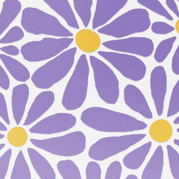 imoshion Design hoesje Samsung Galaxy S24 FE - Tropical Violet Flowers Connect