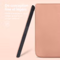imoshion Slim Soft Case Bookcase Kobo Nia - Rosé Goud