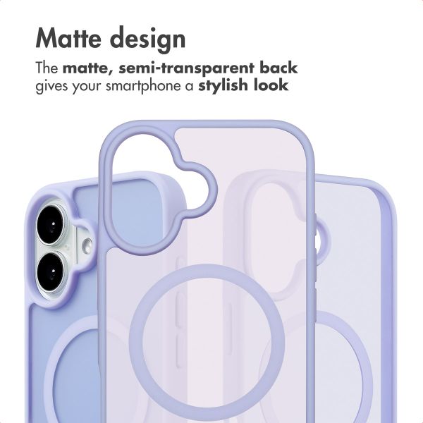 imoshion Colour Guard Back Cover with MagSafe Apple iPhone 16 - Lilac