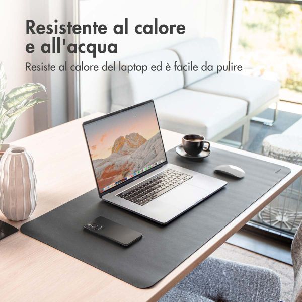 imoshion Bureau onderlegger 90 x 45 cm - M - Zwart