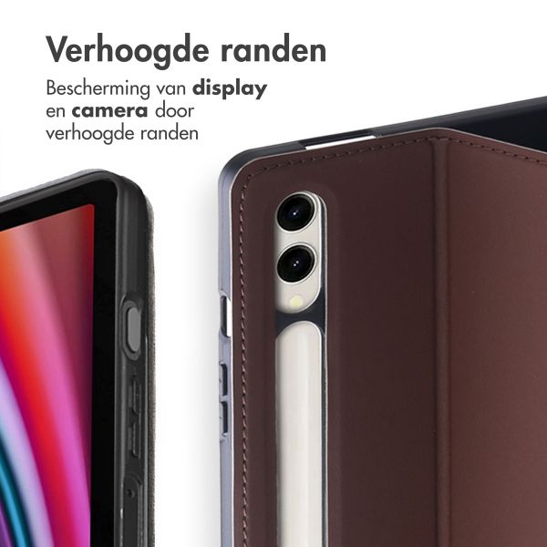 Accezz Classic Tablet Case Samsung Galaxy Tab S10 Plus / Tab S9 FE Plus / Tab S9 Plus - Bruin