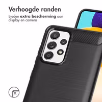 imoshion Brushed Backcover Samsung Galaxy A52(s) (5G/4G) - Zwart