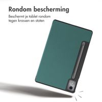 imoshion Trifold Bookcase Lenovo Idea Tab Pro - Donkergroen
