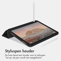 Accezz Smart Silicone Bookcase Apple iPad Air 13 inch (2025) M3 / (2024) M2 - Zwart