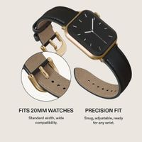 Burga Genuine Leather Band Apple Watch | 38/40/41/42 mm - Don't Text / Gold