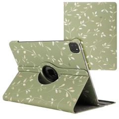 imoshion 360° Draaibare Design Bookcase iPad Air 13 inch (2024) M2 - Green Flowers