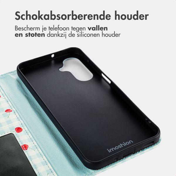 imoshion Design Bookcase Samsung Galaxy A37 (5G) - Cherry Check