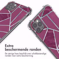 imoshion Design hoesje met koord Apple iPhone 11 Pro - Bordeaux Graphic