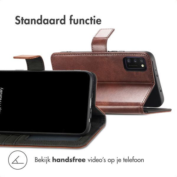 imoshion Luxe Bookcase Samsung Galaxy A41 - Donkerbruin