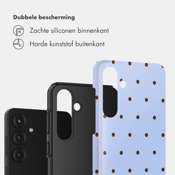 Selencia Vivid Backcover Samsung Galaxy S25 FE - Happy Dots Digital Sky