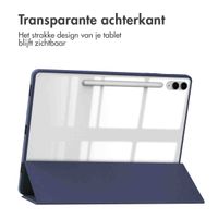 imoshion Trifold Hardcase Bookcase Samsung Tab S10 Plus / Tab S9 FE Plus / Tab S9 Plus 12.4 inch - Donkerblauw