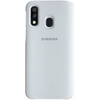 Samsung Originele Wallet Bookcase Samsung Galaxy A40 - Wit