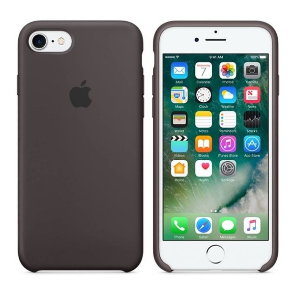 Apple Silicone Backcover Apple iPhone SE (2022 / 2020) / 8 / 7 - Cocoa