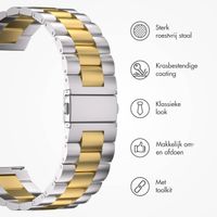 imoshion Stalen bandje - Universeel 22 mm aansluiting - Zilver / Goud