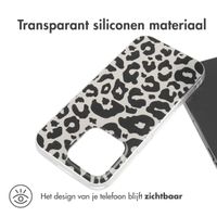 imoshion Design hoesje Apple iPhone 14 Pro - Leopard Transparent