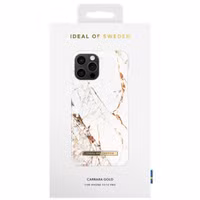iDeal of Sweden Fashion Backcover Apple iPhone 12 (Pro) - Carrara Gold