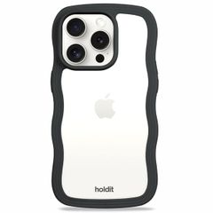 Holdit Wavy Case iPhone 14 Pro Max - Black / Transparent