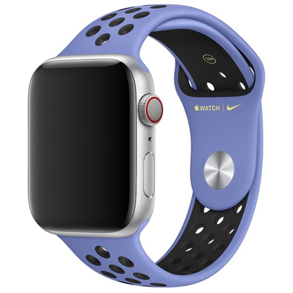 Apple Nike Sport Band Apple Watch Series 1-10 / SE / Ultra (2) - 42/44/45/46/49 mm - Royal Pulse / Black