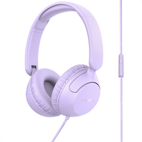 imoshion Kinderkoptelefoon met Draad - AUX kabel - Decibelbegrenzer - Lavender Lilac
