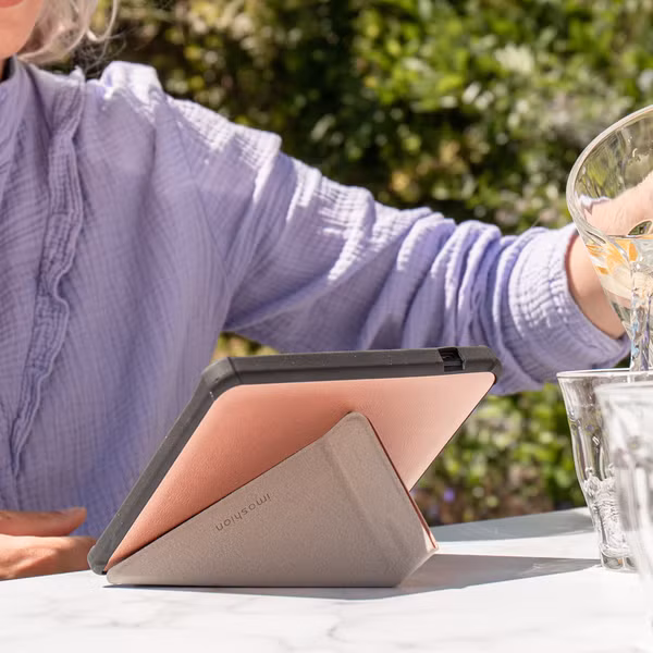 imoshion Vouwbare Bookcase Kobo Elipsa 2E - Rosé Goud