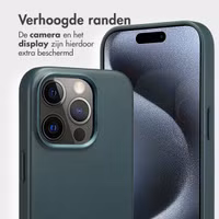 Accezz Leather Bookcase 2-in-1 met MagSafe Apple iPhone 15 Pro - Cedar Green