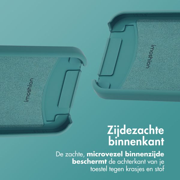 imoshion Color Backcover met afneembaar koord MagSafe Apple iPhone 12 (Pro) - Donkergroen