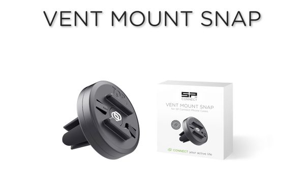 SP Connect Car Vent Mount Snap - Telefoonhouder auto voor SP Connect hoesjes - Ventilatierooster - Zwart