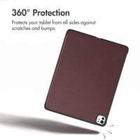 imoshion Trifold Book Case Apple iPad Pro 11 (2025) M5 / (2024) M4 - Bordeaux
