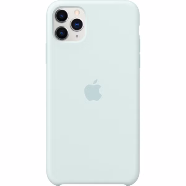 Apple 4 Pack Clearcase + Silicone Backcover iPhone 11 Pro Max - Clear + Seafoam + Alaskan Blue + Black
