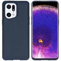 imoshion Color Backcover Oppo Find X5 Pro 5G - Donkerblauw