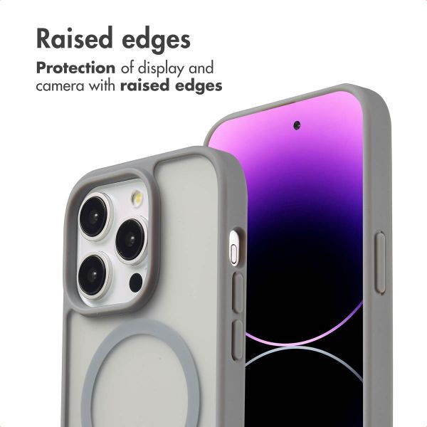 imoshion Colour Guard Back Cover with MagSafe Apple iPhone 14 Pro - Grey