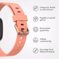 imoshion Siliconen bandje Fitbit Versa / Versa 2 / Versa Lite - Maat S - Grapefruit