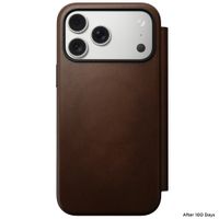 Nomad Modern Leather FolioBookcase Apple iPhone 17 Pro Max - Bruin