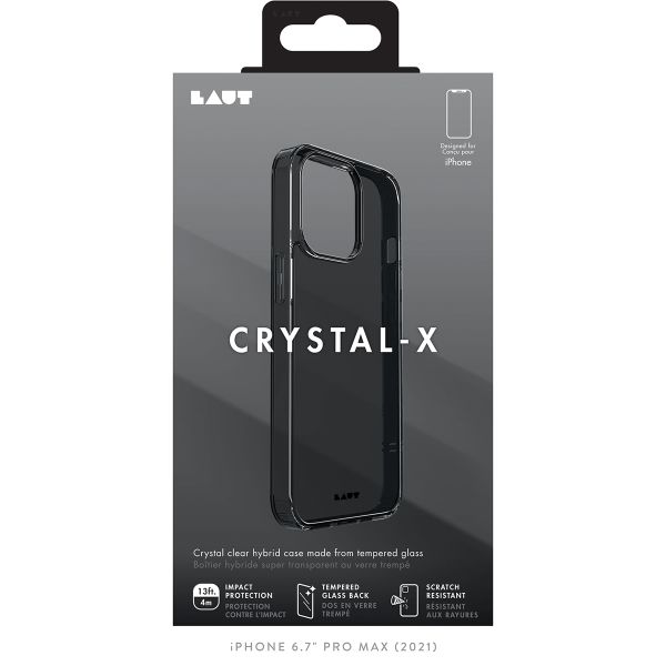 Laut Crystal-X IMPKT Backcover iPhone 13 Pro - Zwart