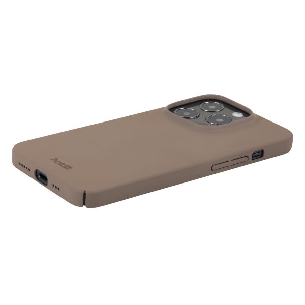 Holdit Slim Case iPhone 14 Pro - Mocha Brown