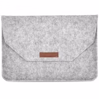 imoshion Vilten Soft Laptop hoes 13-14 inch - Laptopsleeve - Grijs