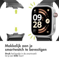 imoshion Milanees magnetisch bandje Xiaomi Smart Band 9 / 8 Pro / Redmi Watch 6 / 5 / 4 - Zwart