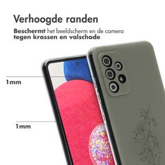 imoshion Design hoesje Samsung Galaxy A52(s) (5G/4G) - Floral Green