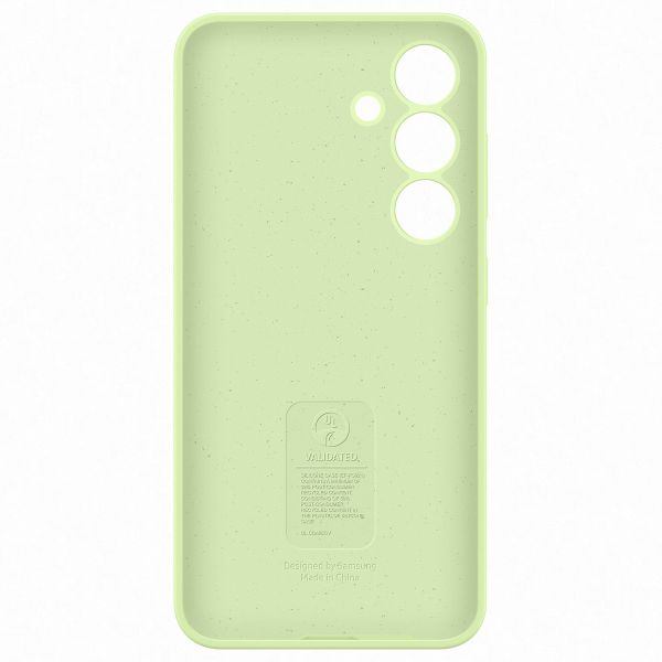 Samsung Originele Silicone Backcover Samsung Galaxy S24 - Light Green