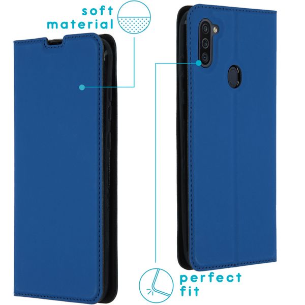 imoshion Slim Folio Bookcase Samsung Galaxy M11 / A11 - Donkerblauw