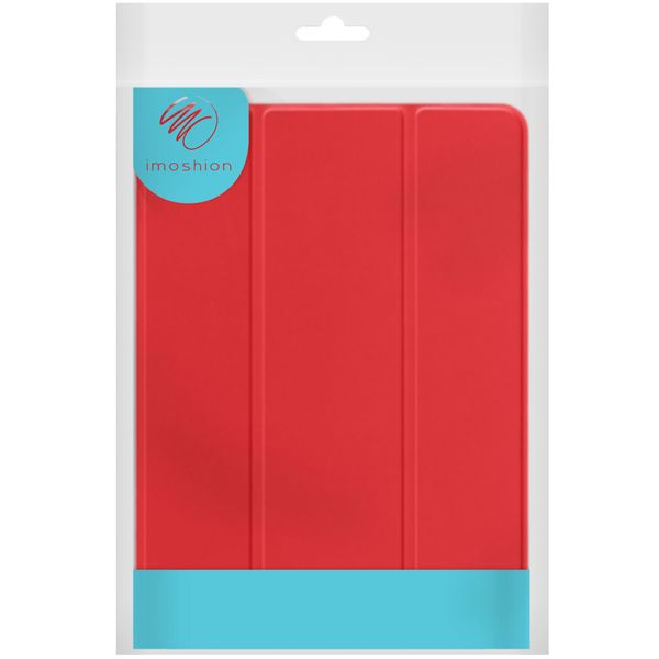 imoshion Trifold Book Case Apple iPad Air 11 inch (2026) M4 / (2025) M3 / (2024) M2 / Air 5 (2022) / Air 4 (2020) - Red